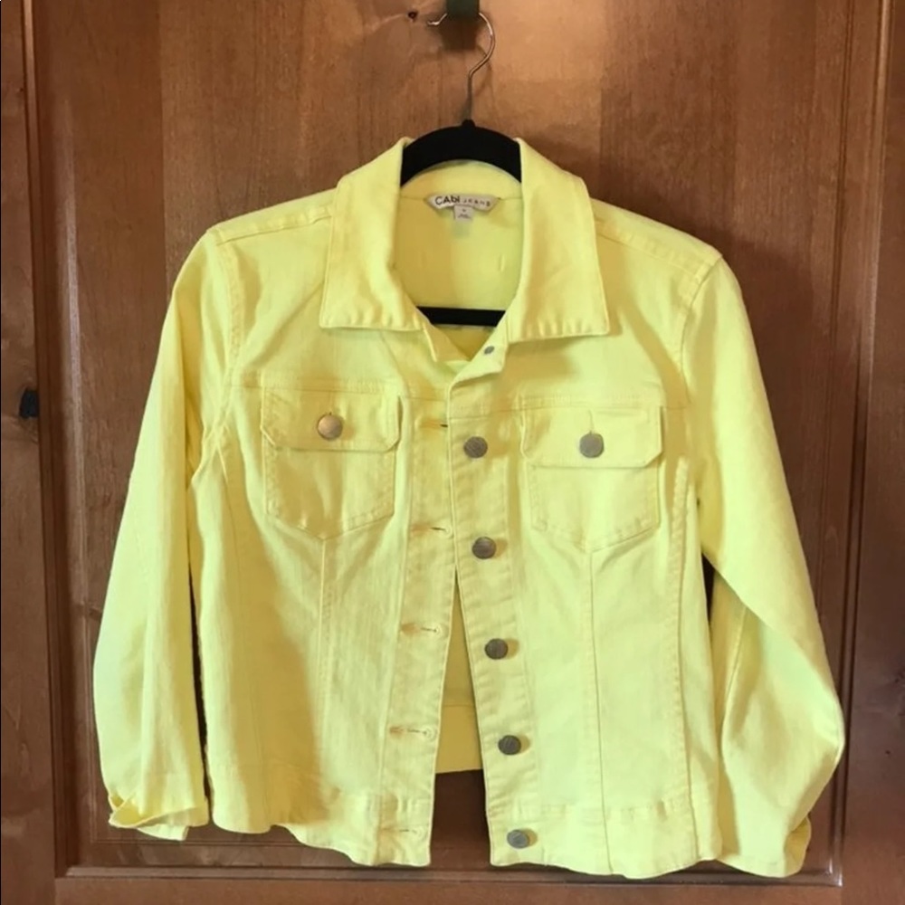 CAbi Lime denim jacket